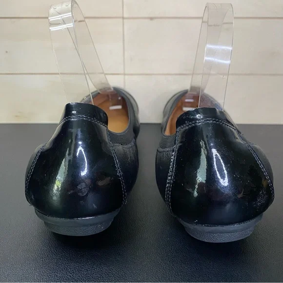 Josef Seibel Pippa Ballet Flats Women's Size 9 Shoes EU40 Black Leather Cap Toe - Picture 5 of 11